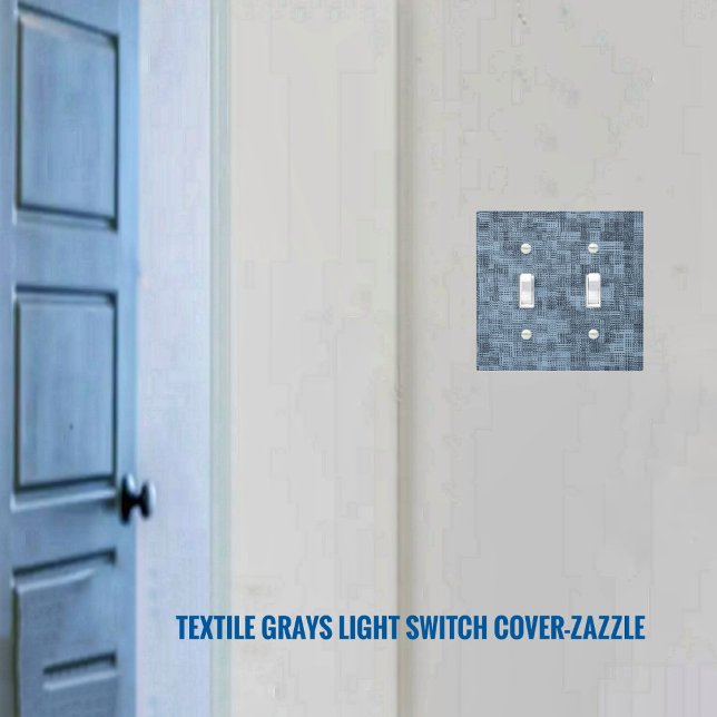 Textile Grays Light Switch Cover (Creator Uploaded)