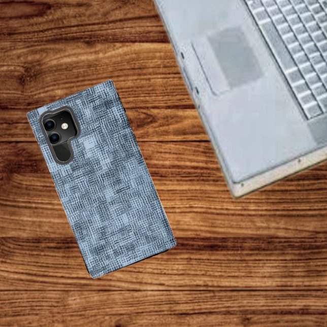 Textile Grays    Samsung Galaxy Case (This Samsung Galaxy Case blends in with your casual jeans!)