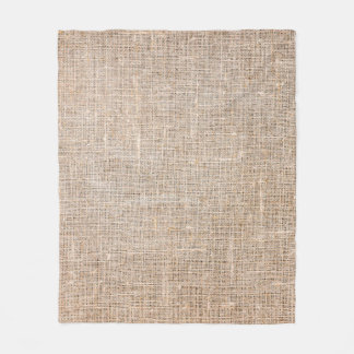 Textile jute brown fabric texture fleece blanket