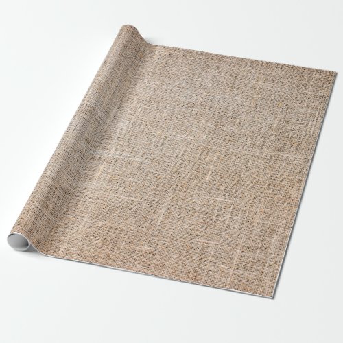 Textile jute brown fabric texture wrapping paper