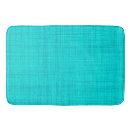 Textile Teal Fabric Photo  Bath Mat