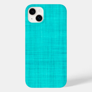 Textile Teal Fabric Photo Case-Mate iPhone 14 Plus Case