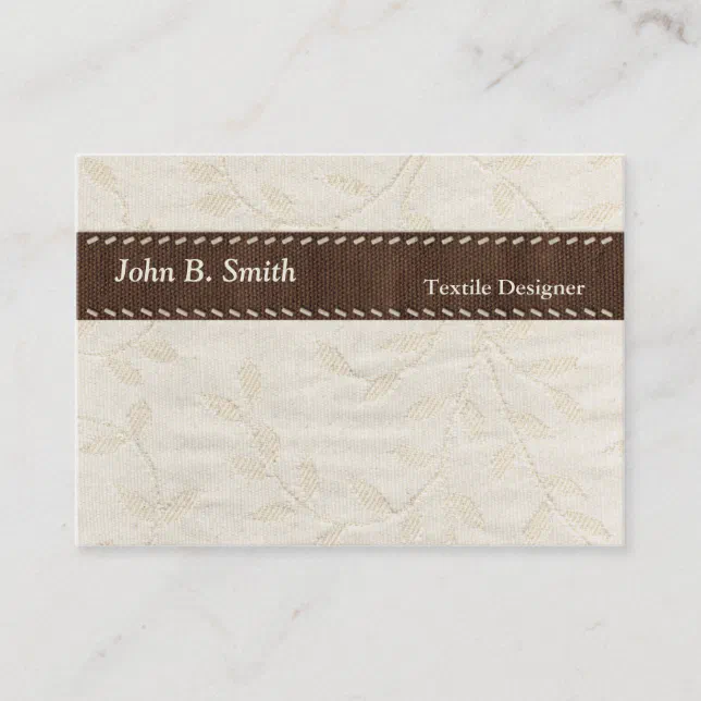 Textile Texture Business Card | Zazzle