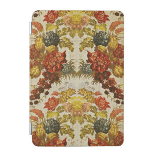 Textile with a repeating floral pattern iPad mini cover