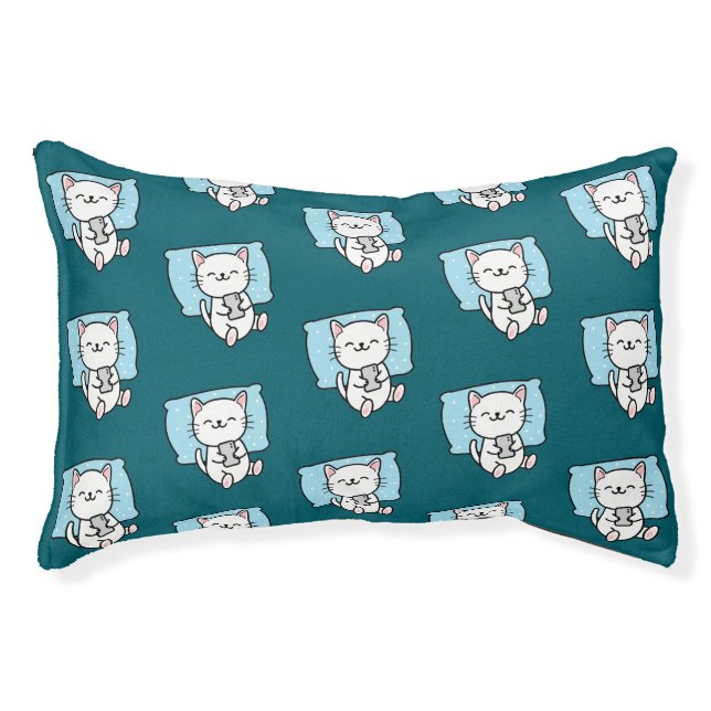 Texting Cat Pet Bed (Front)