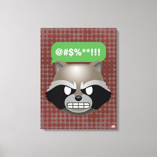 Texting Rocket Emoji Canvas Print