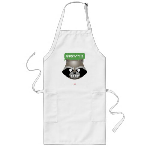 Texting Rocket Emoji Long Apron