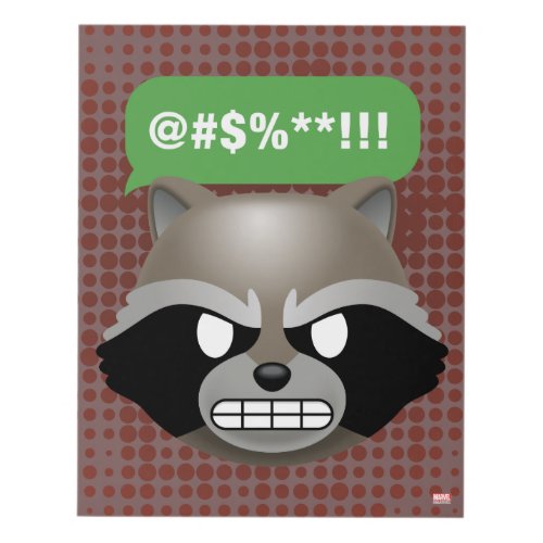 Texting Rocket Emoji Panel Wall Art