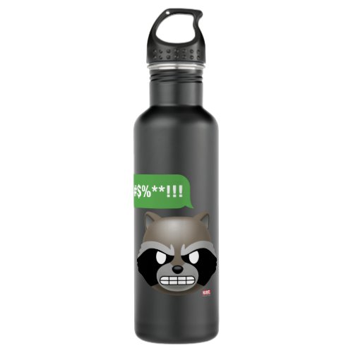 Texting Rocket Emoji Stainless Steel Water Bottle