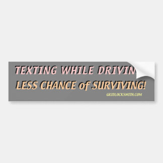 TextingWhileDriving? Bumper Sticker