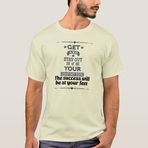 Textography calligraphy motivational quotes 34 T_Shirt