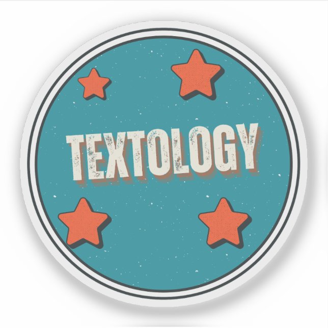 Textology Sticker (Front)