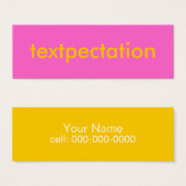 TEXTPECTATION Flirty Card (Front & Back)