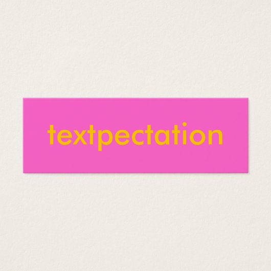 TEXTPECTATION Flirty Card (Front)