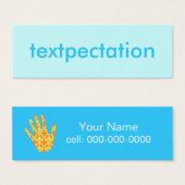 TEXTPECTATION Fun Flirty Card (Front & Back)