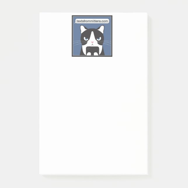 Texts from Mittens 4x3 Notes (Front)