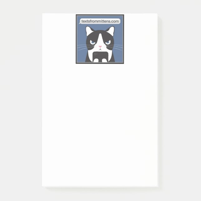 Texts from Mittens 4x6 Notes (Front)