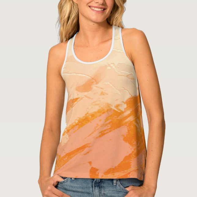 Textura #10 de la obra El corazón de los... Tank Top (Front)