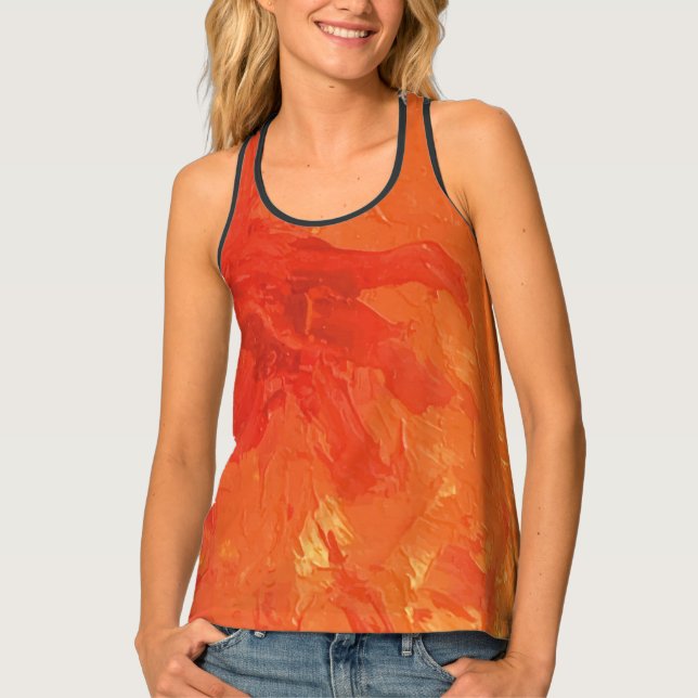 Textura #10 de la obra Nuit Tank Top (Front)