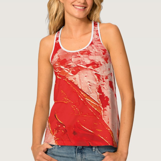 Textura #11 de la obra El corazón de los... Tank Top (Front)