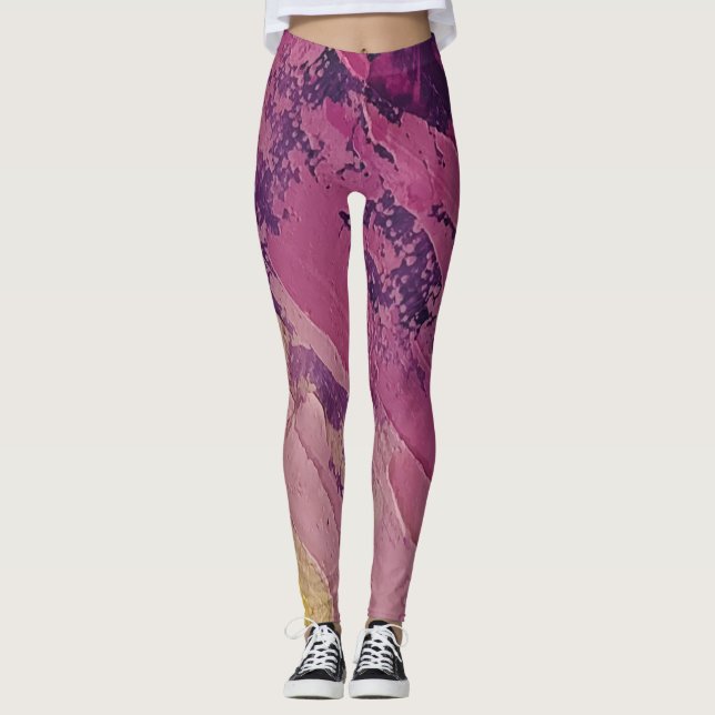 Textura #11 de obra Horizonte Leggings (Front)