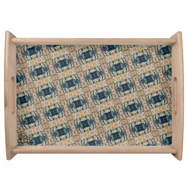 Textura #13 de obra Amanecer Serving Tray (Front)