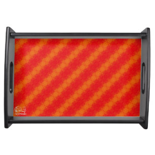 Textura #14 de la obra Fantasía y realidad Serving Tray