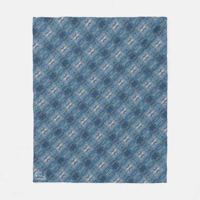 Textura #15 de obra La roca Fleece Blanket (Front)