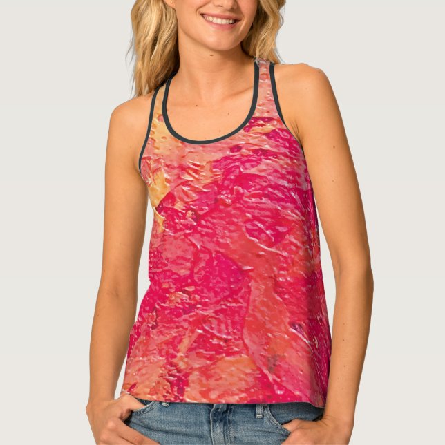 Textura #16 de obra Horizonte Tank Top (Front)