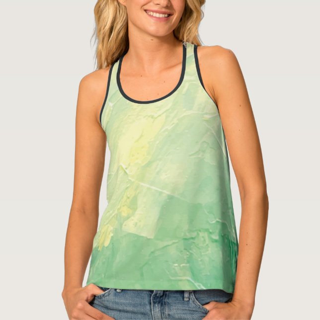 Textura #17 de la obra Nuit Tank Top (Front)