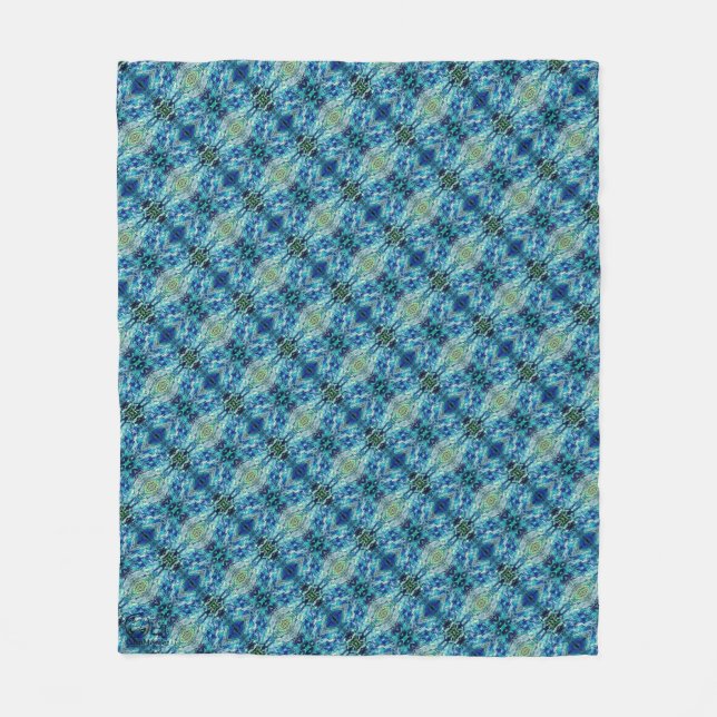 Textura #18.0 de la obra Maritimo Fleece Blanket (Front)