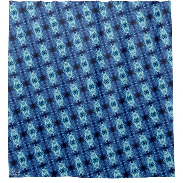 Textura #1.0 de la obra Cerezas Shower Curtain (Front)