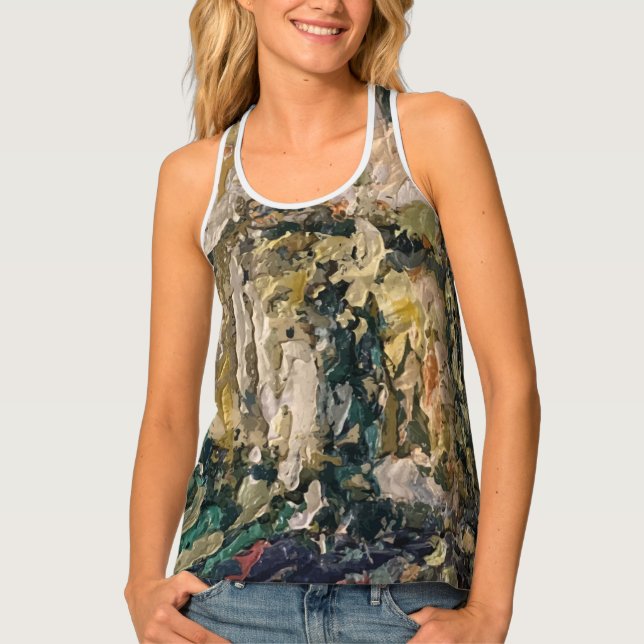 Textura #1 de obra Amanecer Tank Top (Front)