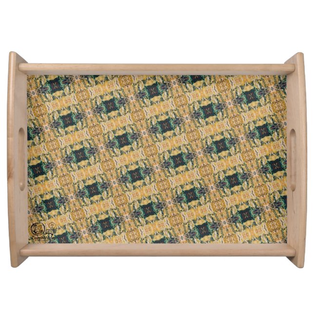 Textura #21 de obra Amanecer Serving Tray (Front)