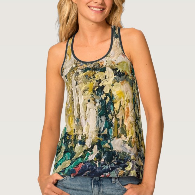 Textura #21 de obra Amanecer Tank Top (Front)