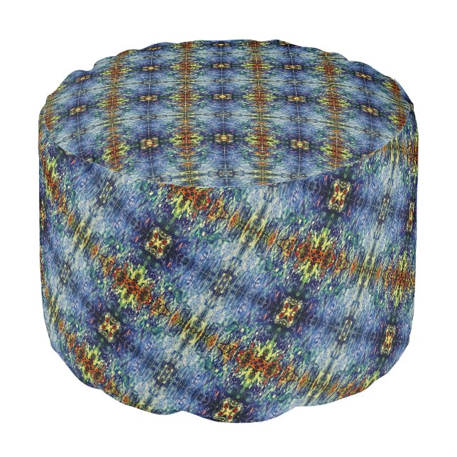 Textura #22.0 de obra Amanecer Pouf (Angled Front)