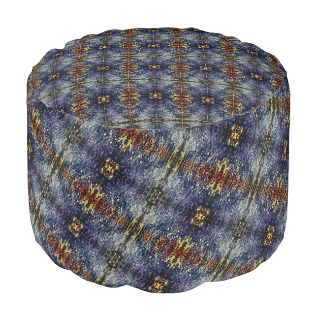 Textura #25.0 de obra Amanecer Pouf (Angled Front)