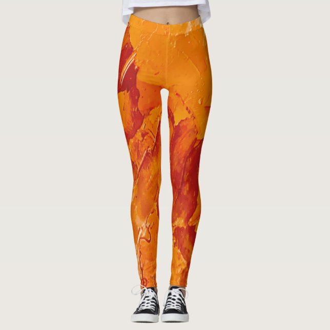 Textura #26 de la obra Nuit Leggings (Front)