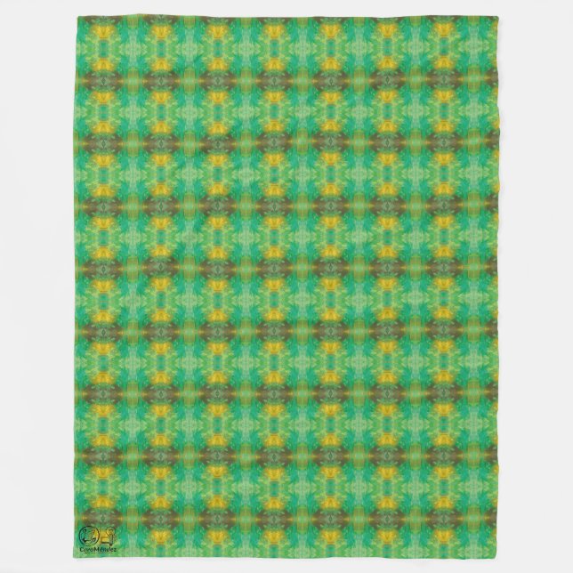 Textura #27 de la obra Nuit Fleece Blanket (Front)