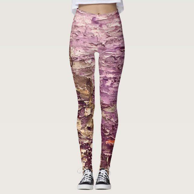 Textura #30 de obra Amanecer Leggings (Front)