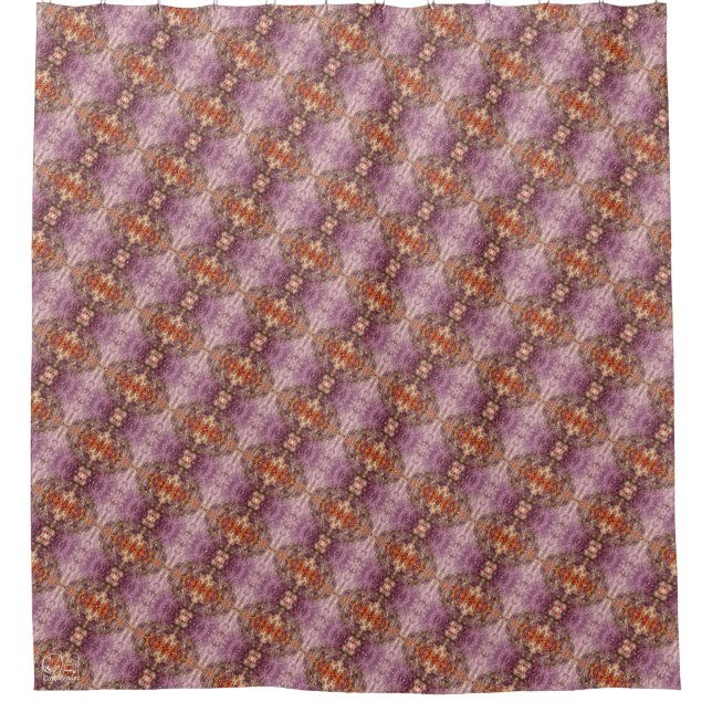 Textura #30 de obra Amanecer Shower Curtain (Front)