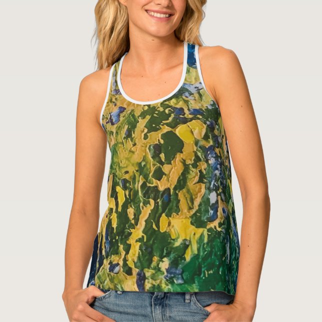 Textura #36 de obra Horizonte Tank Top (Front)