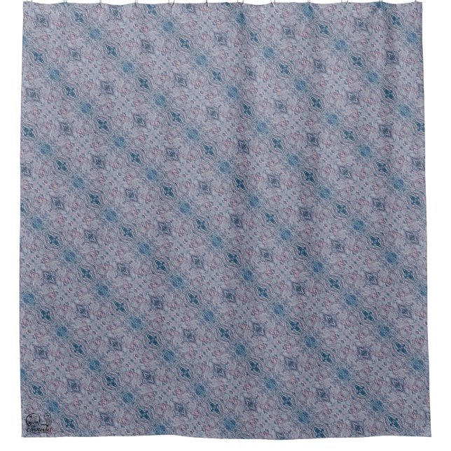 Textura #39 de obra Amanecer Shower Curtain (Front)