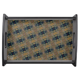 Textura #41 de obra Amanecer Serving Tray