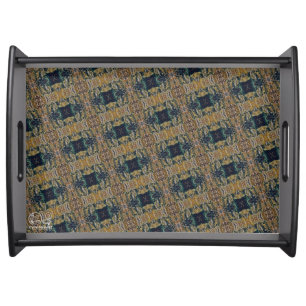 Textura #41 de obra Amanecer Serving Tray