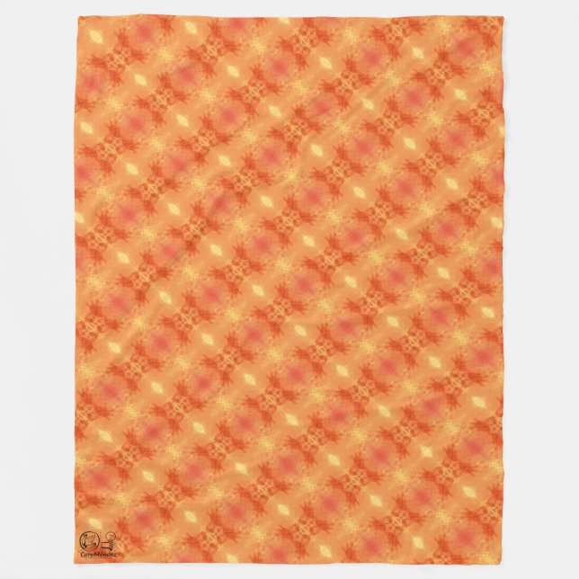 Textura #43 de la obra Nuit Fleece Blanket (Front)