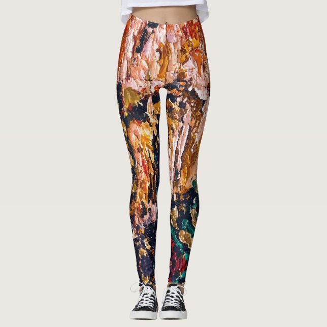 Textura #47 de obra Amanecer Leggings (Front)