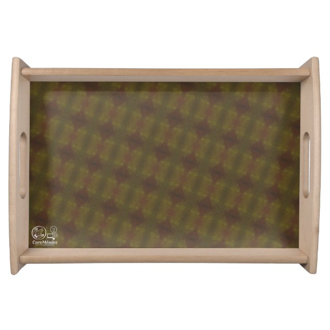Textura #48 de la obra Nuit Serving Tray (Front)
