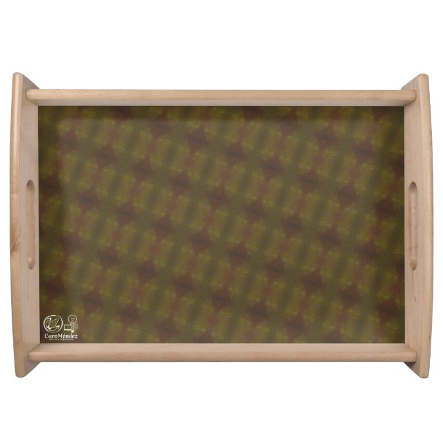 Textura #48 de la obra Nuit Serving Tray (Front)