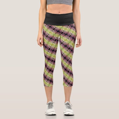 Textura #4.0 de la obra Piña Capri Leggings
